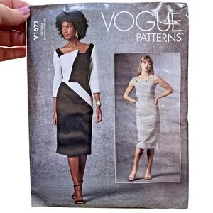 Vogue Sewing Pattern V1673 Misses Fitted Sheath Dress Sleeve Variations Sz 14-22